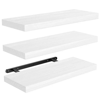étagère murale noir rectangle -