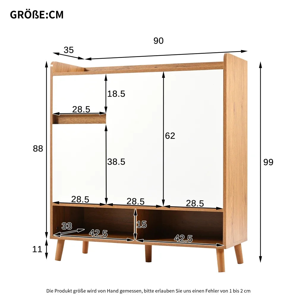 Meuble à chaussure avec grande espace de rangement - 120*99*35 cm -