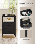 Table de chevet originale design moderne à LED -