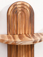 étagère bois ancien 1 pièce bohoo -