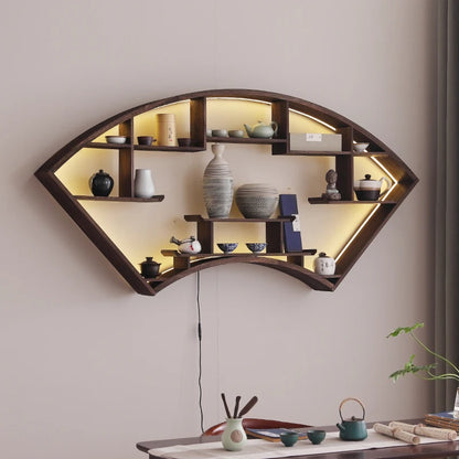 étagère murale bureau pour théières -