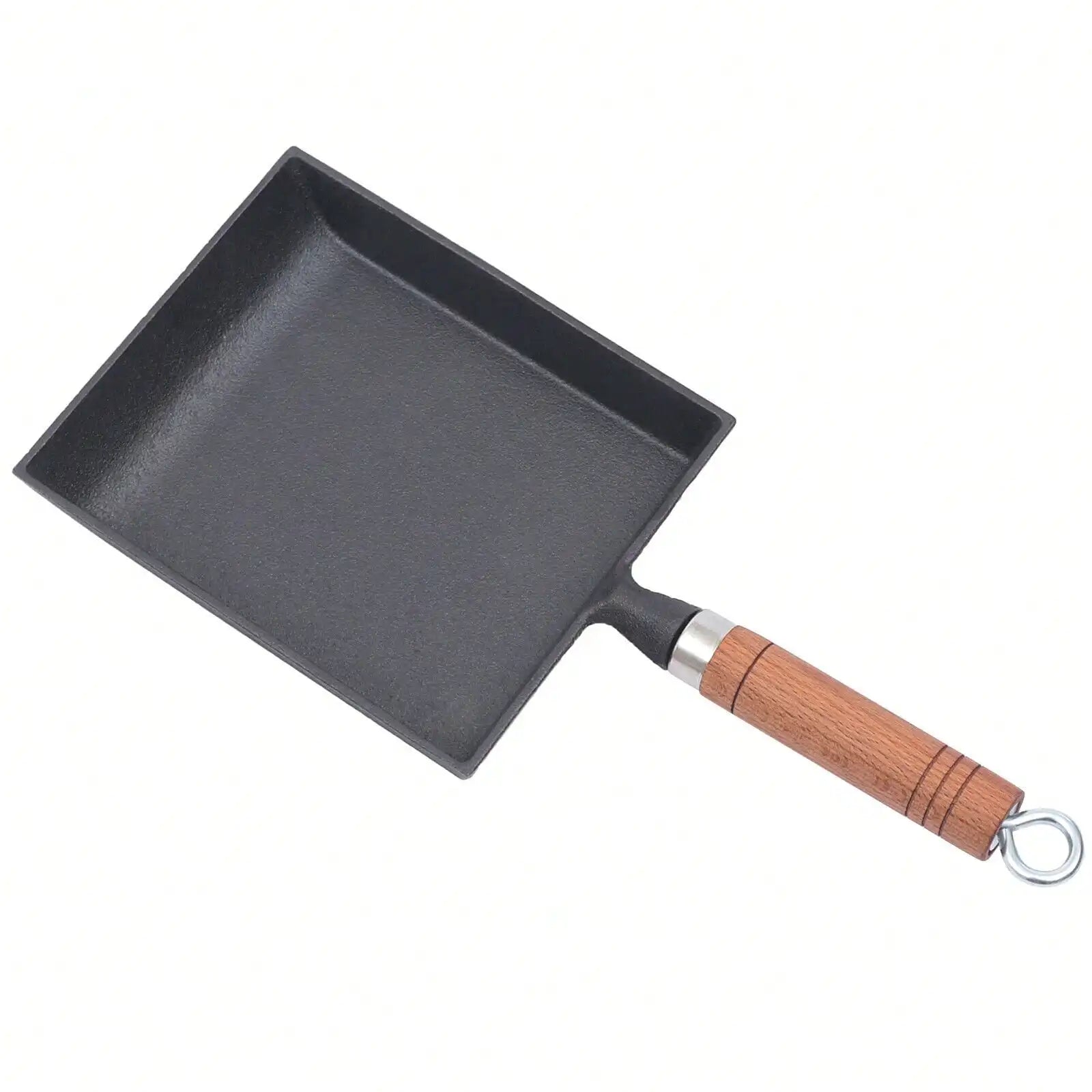 Poêle en fonte en forme de pelle - Noir