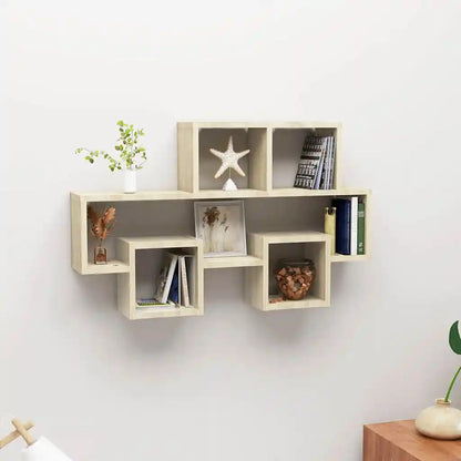 étagère murale salon 82x15x51 cm -