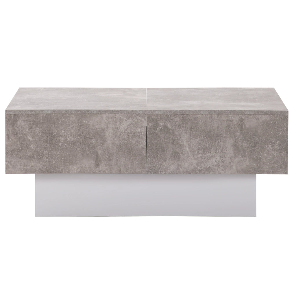 Table basse modulable sur le coté - Gris Table basse