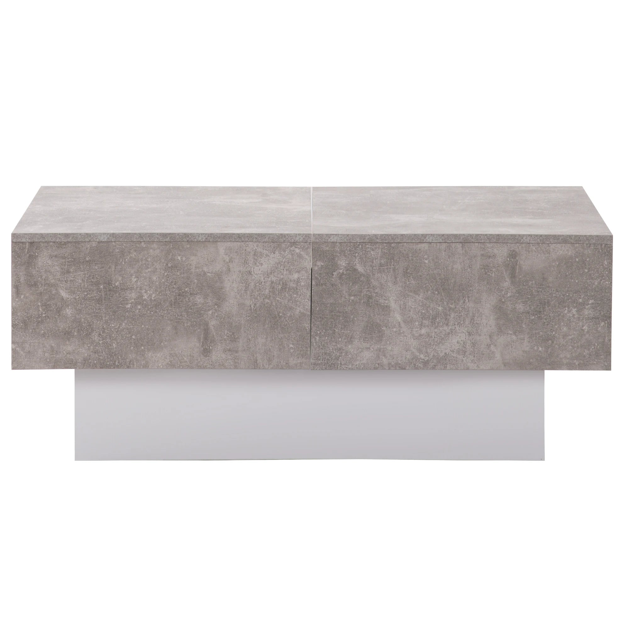 Table basse modulable sur le coté - Gris Table basse