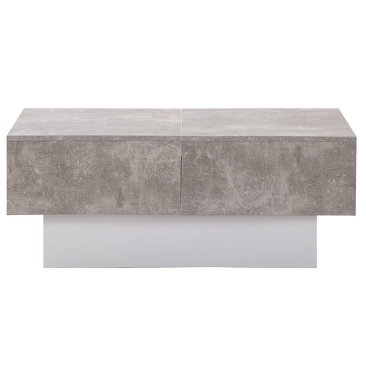 Table basse modulable sur le coté - Gris Table basse