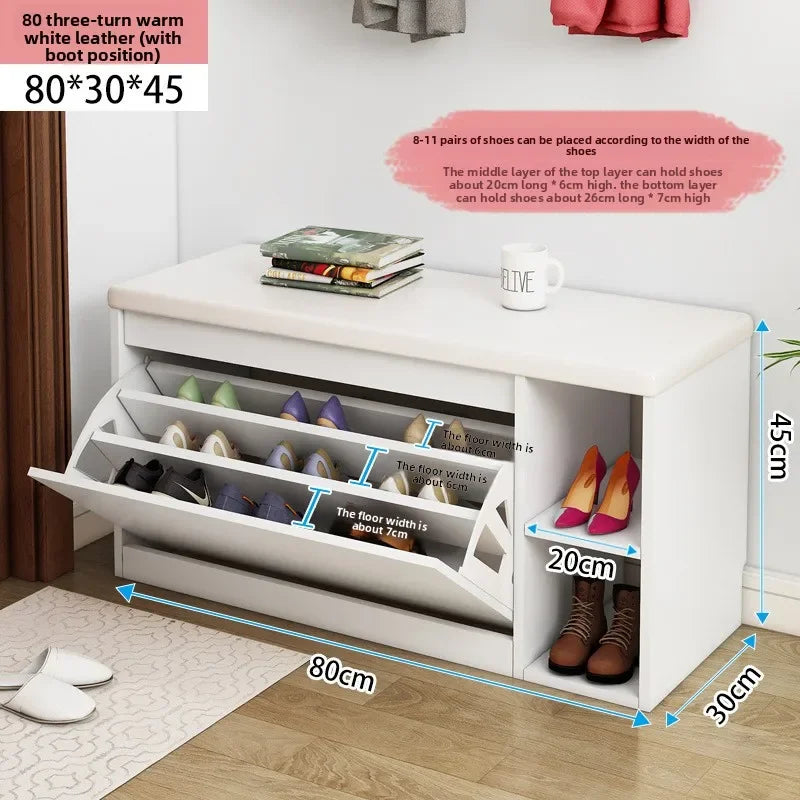 Meuble à chaussure banc premium - G