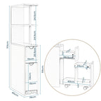 Meuble de rangement niche étroite de salle de bain -