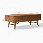Table basse moderne de luxe en bois de qualité -