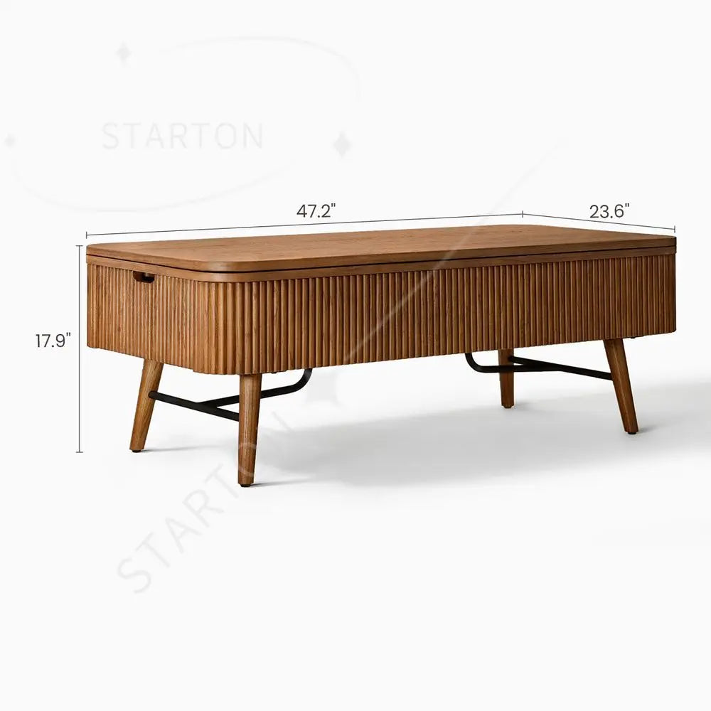 Table basse moderne de luxe en bois de qualité -