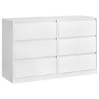 Meuble de rangement bas et long 40 x 119.4 x 75 cm, - Blanc neige Meuble de rangement