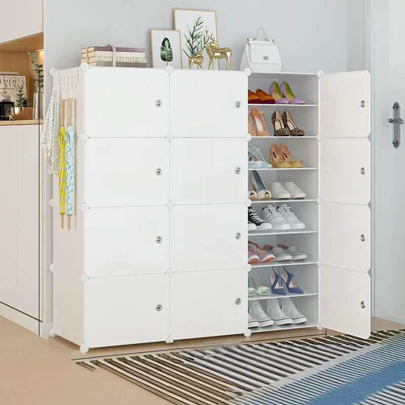 Meuble à chaussure avec porte de style armoire -