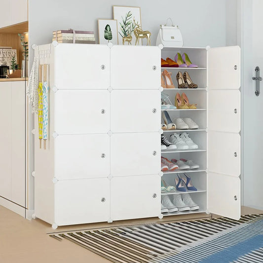 Meuble à chaussure avec porte de style armoire -
