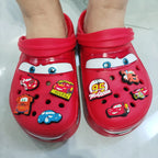 Crocs cars 95 McQueen avec jibbitz et fourrure interne -