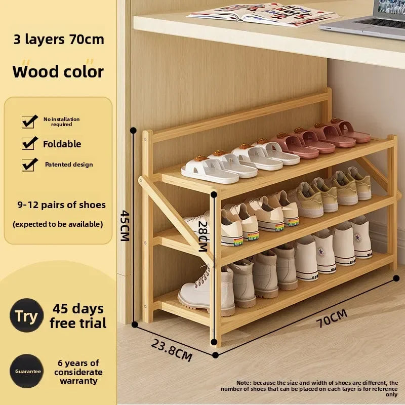 Meuble à chaussure palette artisanale - 3C-70cm-Bois