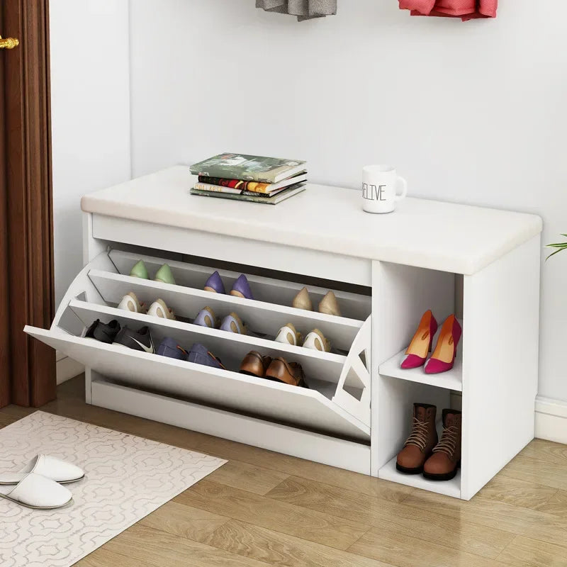 Meuble à chaussure banc premium -