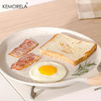 Poêle céramique idéale pour omelette et steak -