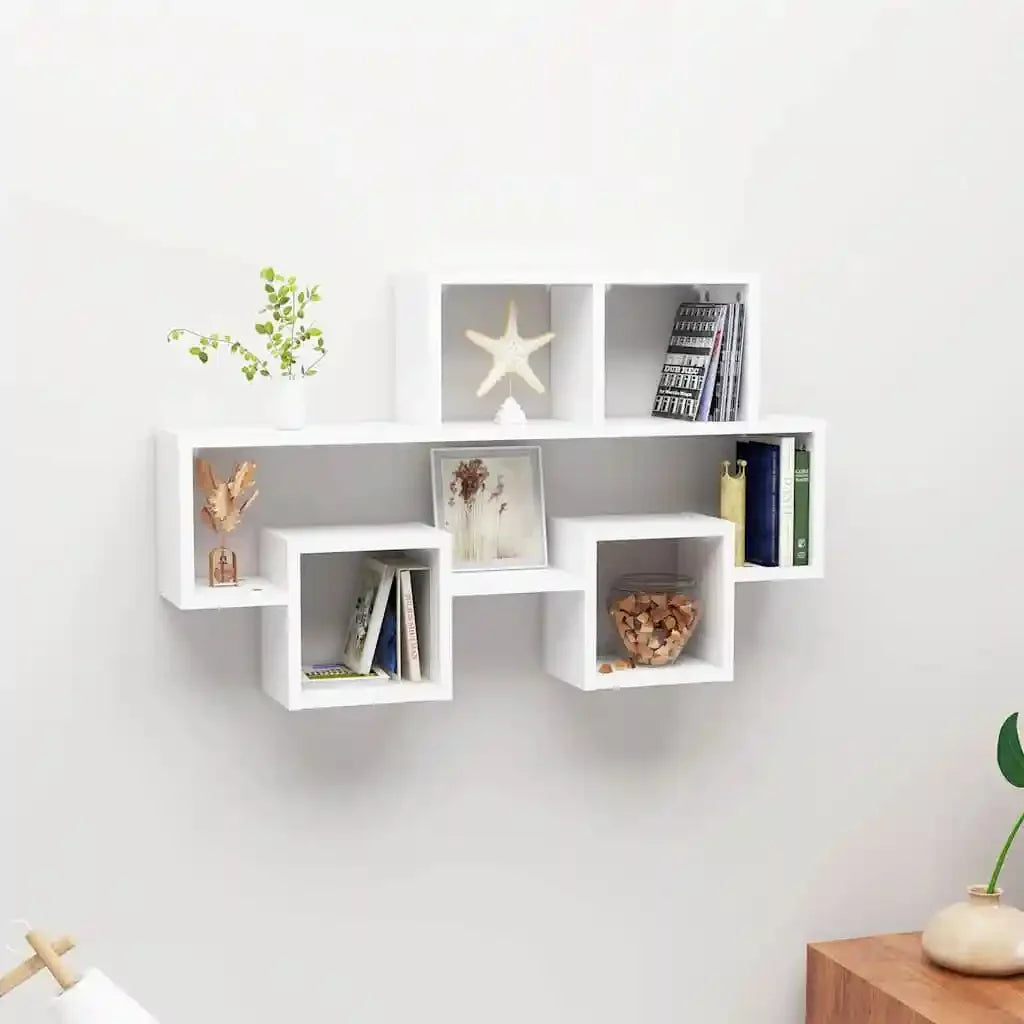 étagère murale salon 82x15x51 cm -