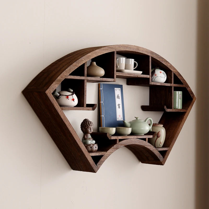 étagère murale bureau pour théières -