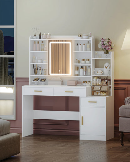 Meuble de rangement tiroir pour coiffeuse -