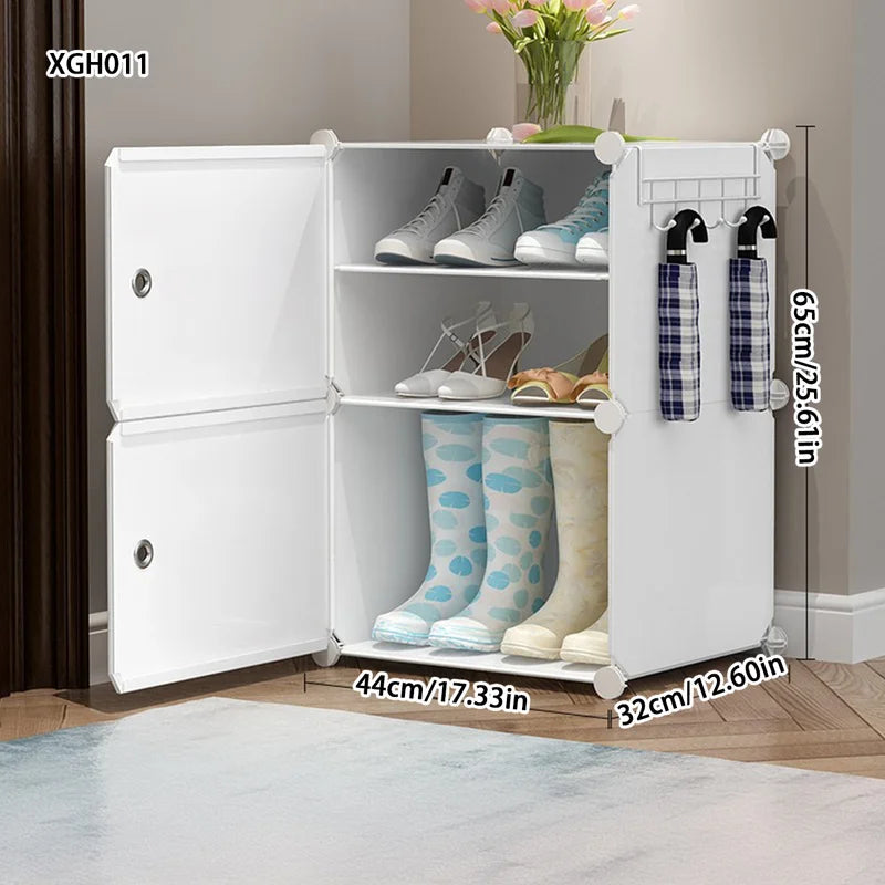 Meuble à chaussure avec porte de style armoire -