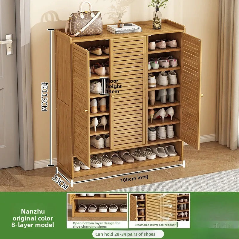 Meuble à chaussure à grande capacité avec tiroirs - 3-100-8-113