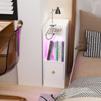 Table de nuit pour petite espace luxueux -