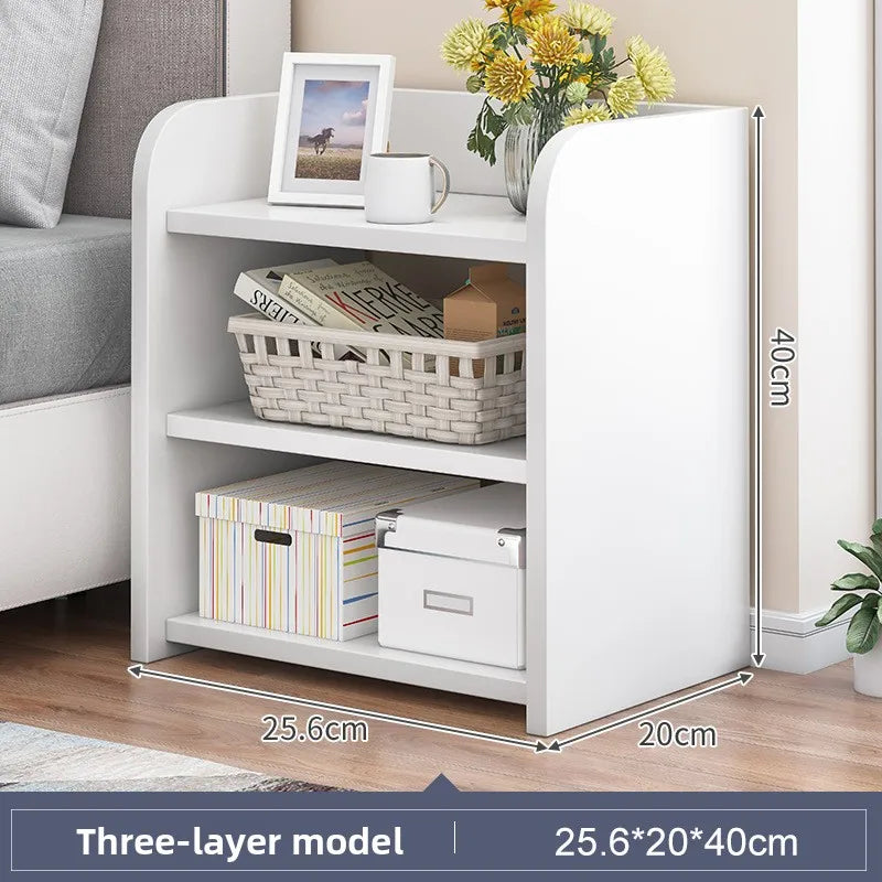 Table de nuit compacte avec 3 tiroirs moderne - A - 3L