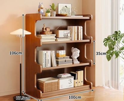 Étagère livre simple en bambou - E