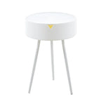 Table de nuit fine avec tiroir de rangement -