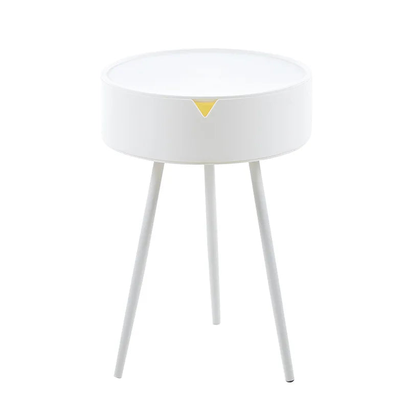 Table de nuit fine avec tiroir de rangement -