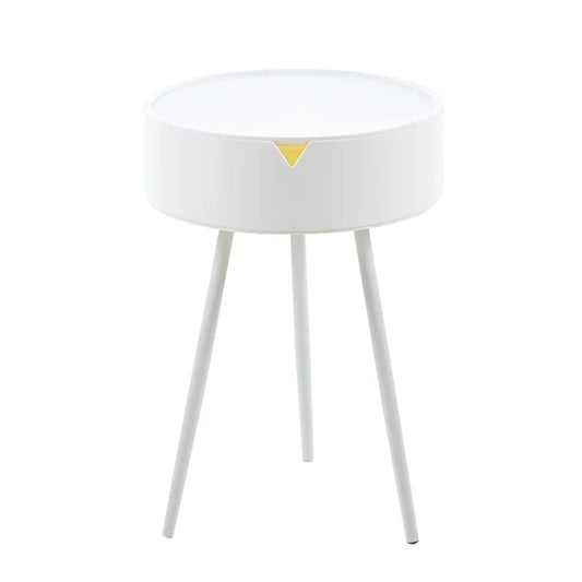 Table de nuit fine avec tiroir de rangement -