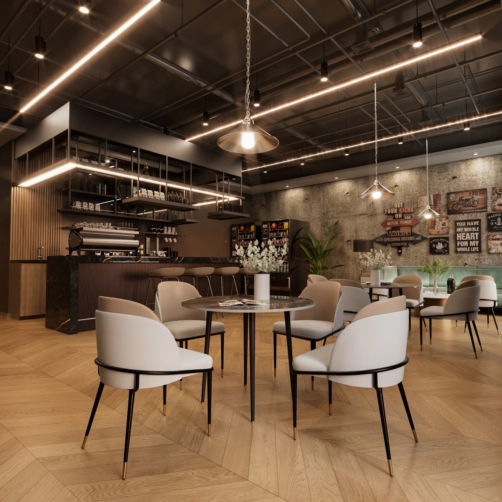 Chaise salle à manger cuir microfibre 2 pièces de luxe -