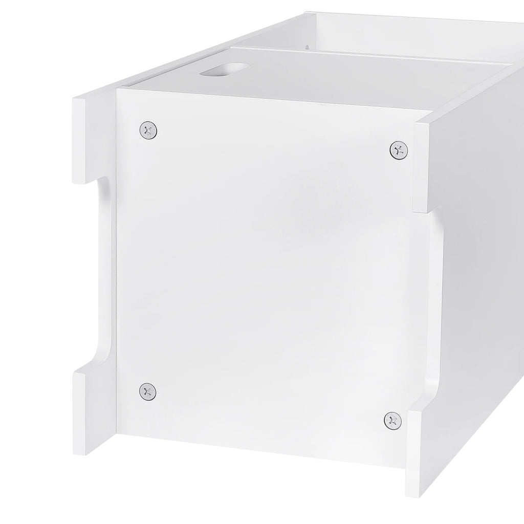 Table de nuit noir avec porte - lot de 2 ensembles -