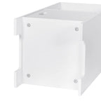 Table de nuit noir avec porte - lot de 2 ensembles -