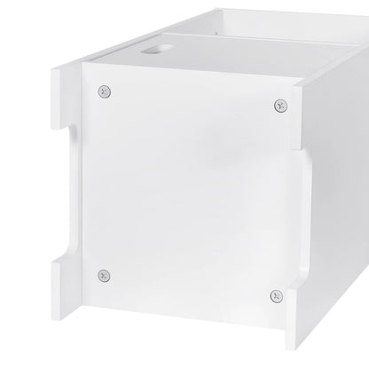 Table de nuit noir avec porte - lot de 2 ensembles -