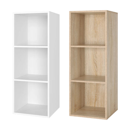 Étagère blanche 3 cube en bois 30x30x80cm -