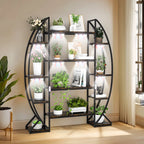 Étagère plante design demi lune -