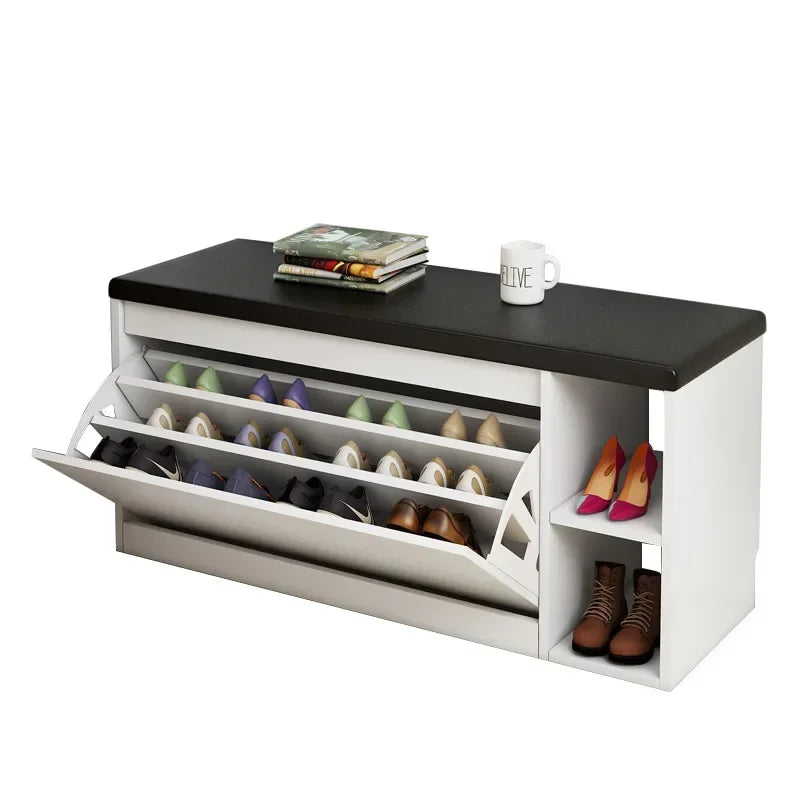 Meuble à chaussure banc premium -