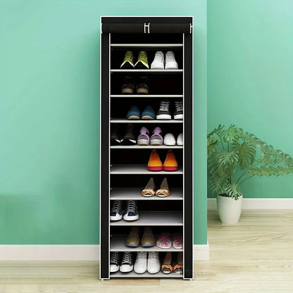 Meuble à chaussure gris simple -