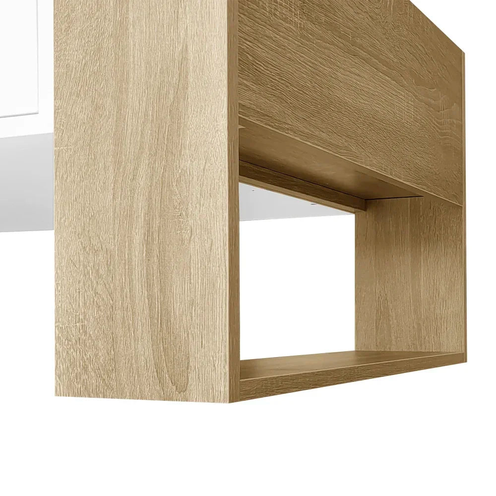 Table basse blanc scandinave 105 X 60 X 40 Cm -