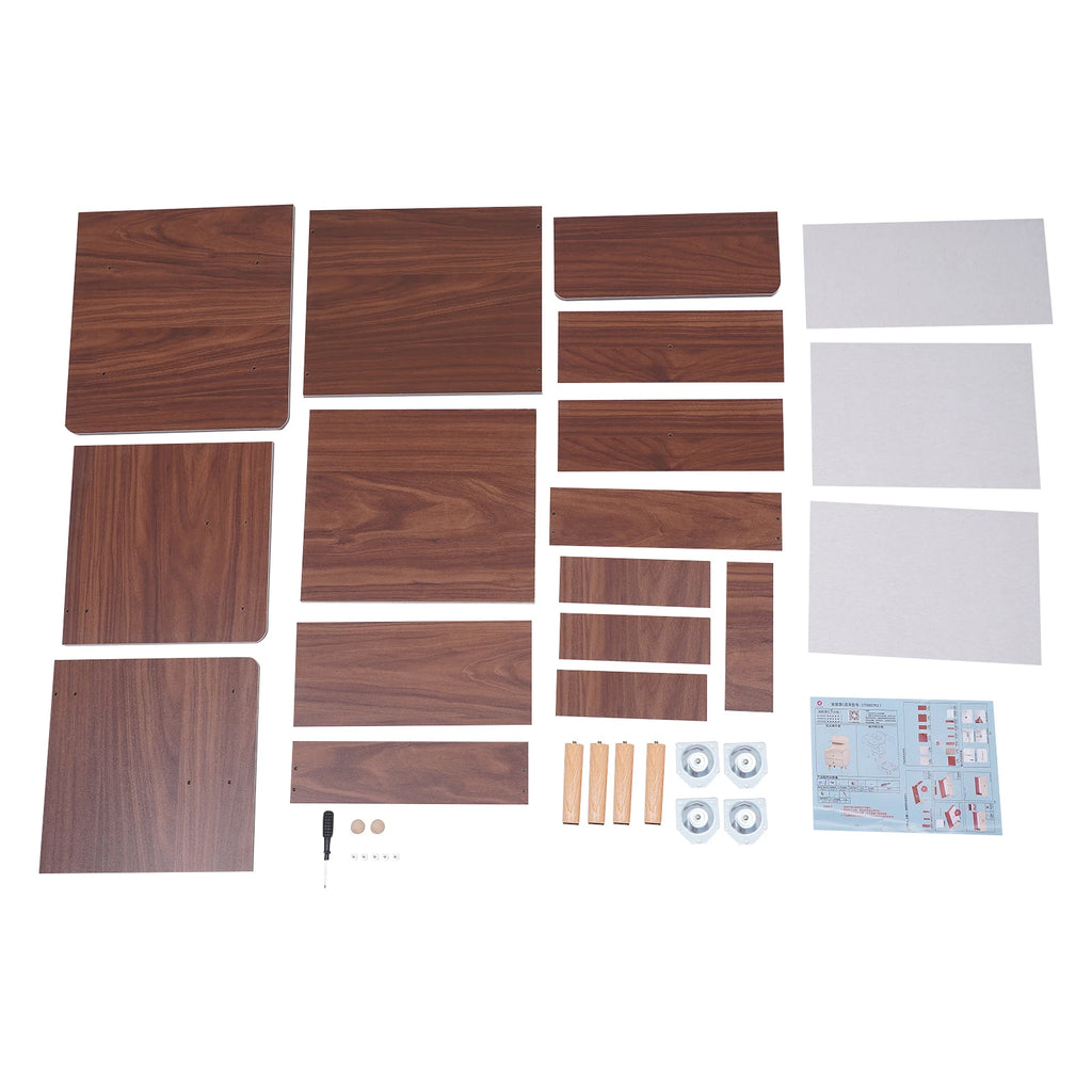 Table de nuit bois massif compacte -