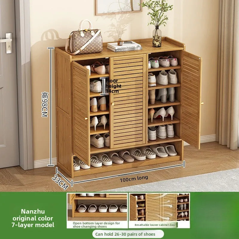 Meuble à chaussure à grande capacité avec tiroirs - 3-100-7-98