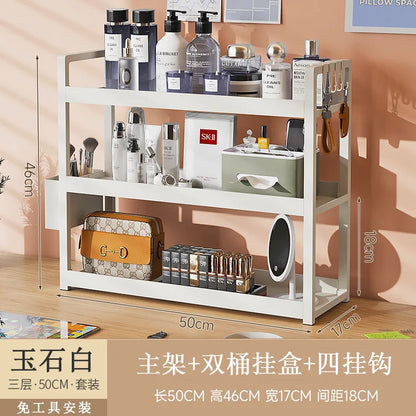 étagère bureau pour fourniture - 3Tier Blanc 50cmB