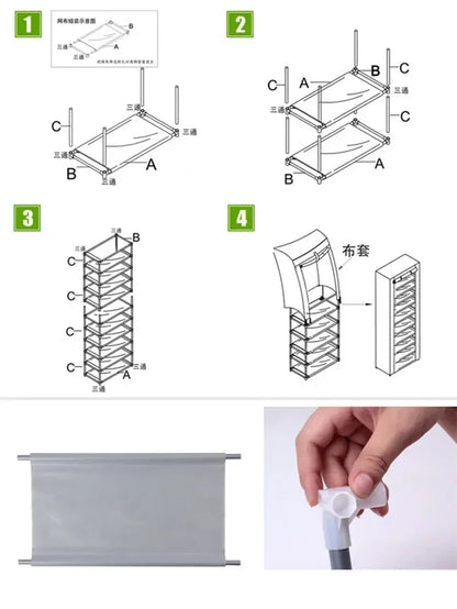 Meuble à chaussure pas cher avec étagère -