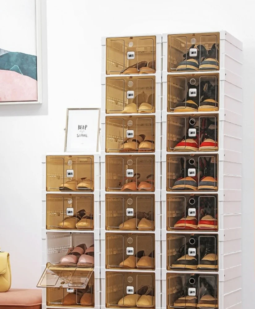 Meuble à chaussure haut minimaliste -