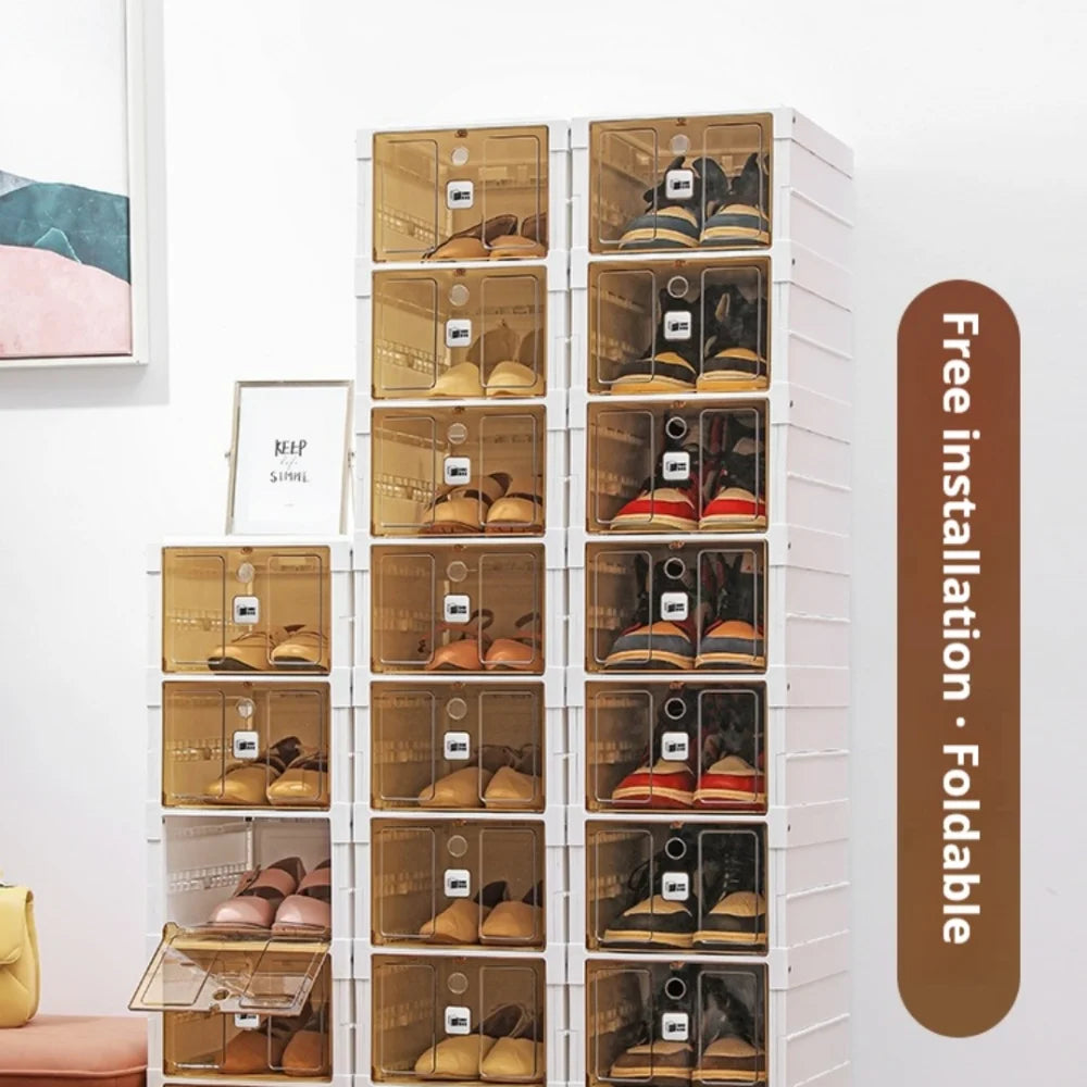 Meuble à chaussure haut minimaliste -