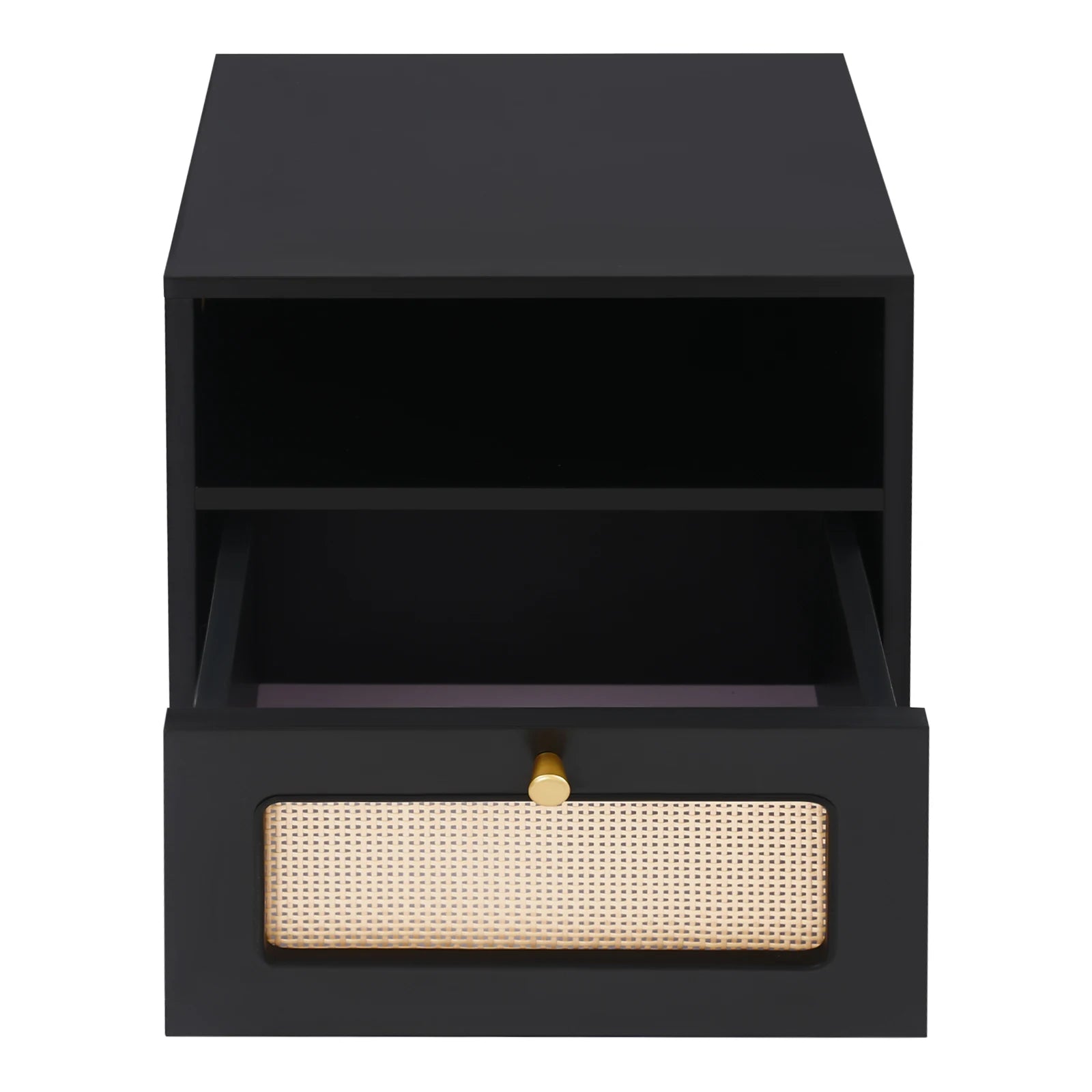 Table de nuit rotin robuste -