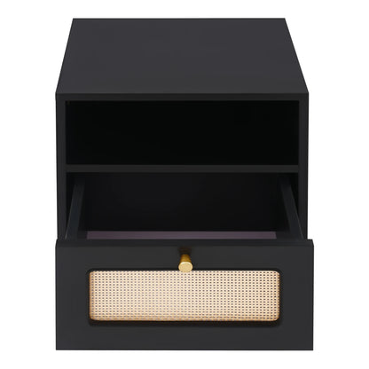 Table de nuit rotin robuste -