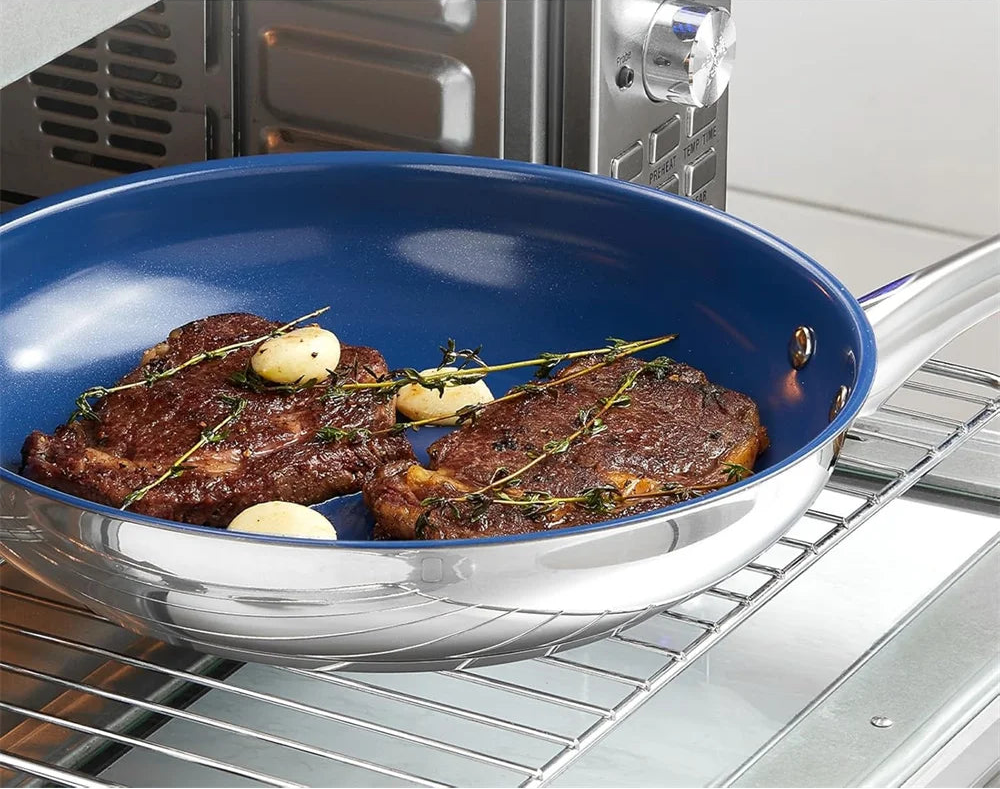 Poêle inox professionnel -